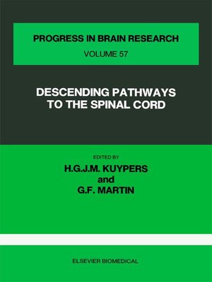 cover image of Descending Pathways to the Spinal Cord